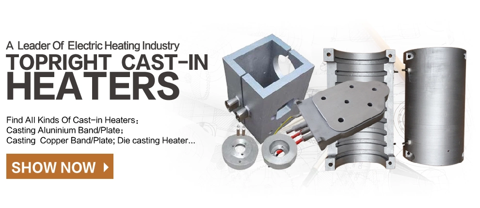Wholesale Electric Industrial Die Cast Barrel Nozzle Heating Element Aluminum Brass Band Heater