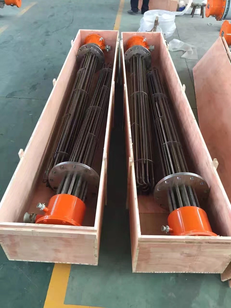 Industrial Electric Air Process Circulation Pipeline Heater 300kw for Non-Woven Machine, Non-Woven Cloth Pipeline Heater
