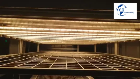 Infrared Halogen Tube Heater for Automotive Exterior Trimming Drying Process