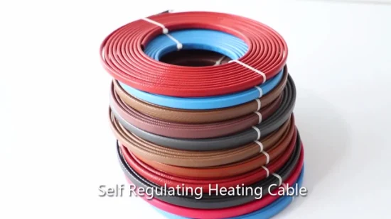 Manufacturer Customized Heat Pipe Tracing Self Regulating Heating Cables with Plug