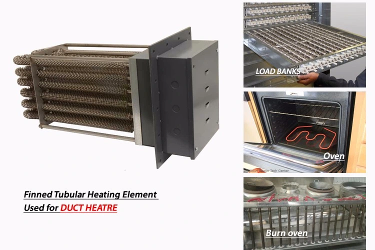 Finned Heating Element for Duct Heaters
