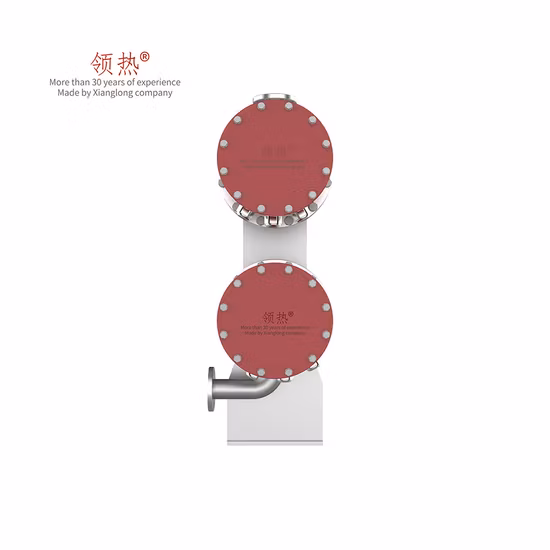 Horizontal Lubricating Oil Liquid Pipeline Circulation Process Inline Heater for Industrial