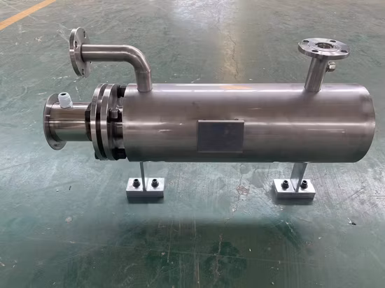 Horizontal Lubricating Oil Liquid Pipeline Circulation Process Inline Electric Heater for Industrial
